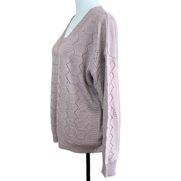 SHEIN Lune Drop Shoulder Knit Sweater - Picture 3 of 8